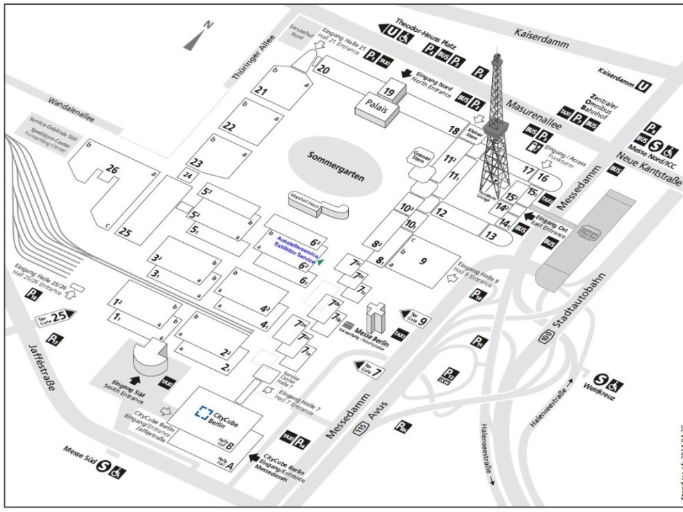 Exhibitor Service Ground Plan