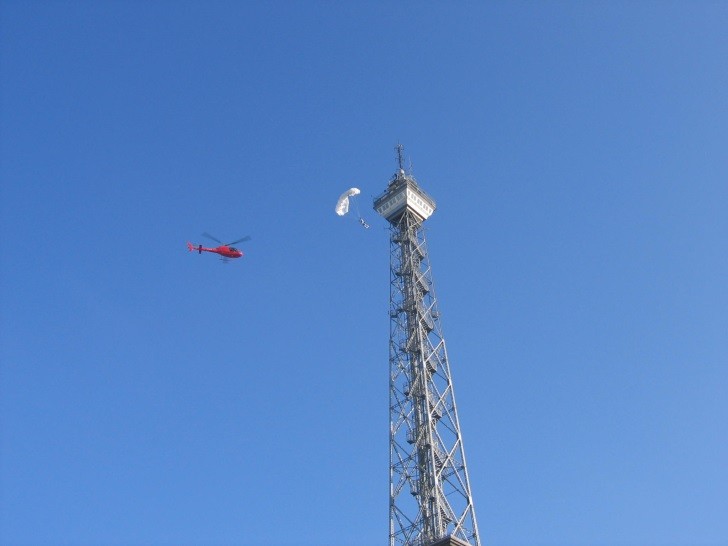 Funkturm Basejumper