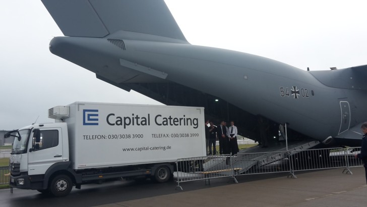 Berlin Air Show 2016 - truck on the airplane